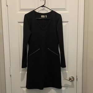 Athleta Ponte Celebration Long Sleeve Dress